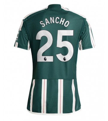 Manchester United Jadon Sancho #25 Replica Away Stadium Shirt 2023-24 Short Sleeve